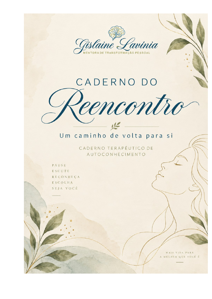 Capa do Caderno do Reencontro.
